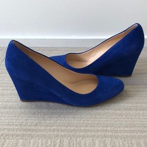 J. Crew Martina Suede Wedges.